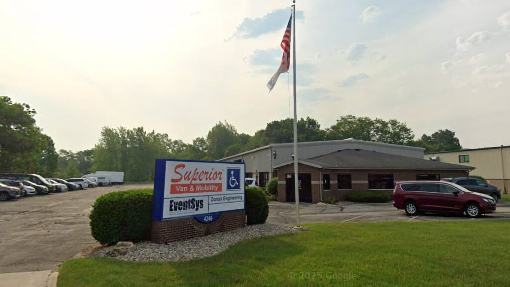 Front of Superior Van and Mobility in South Bend, IN