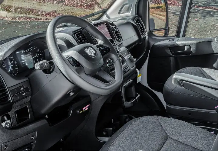 ProMax driver cockpit