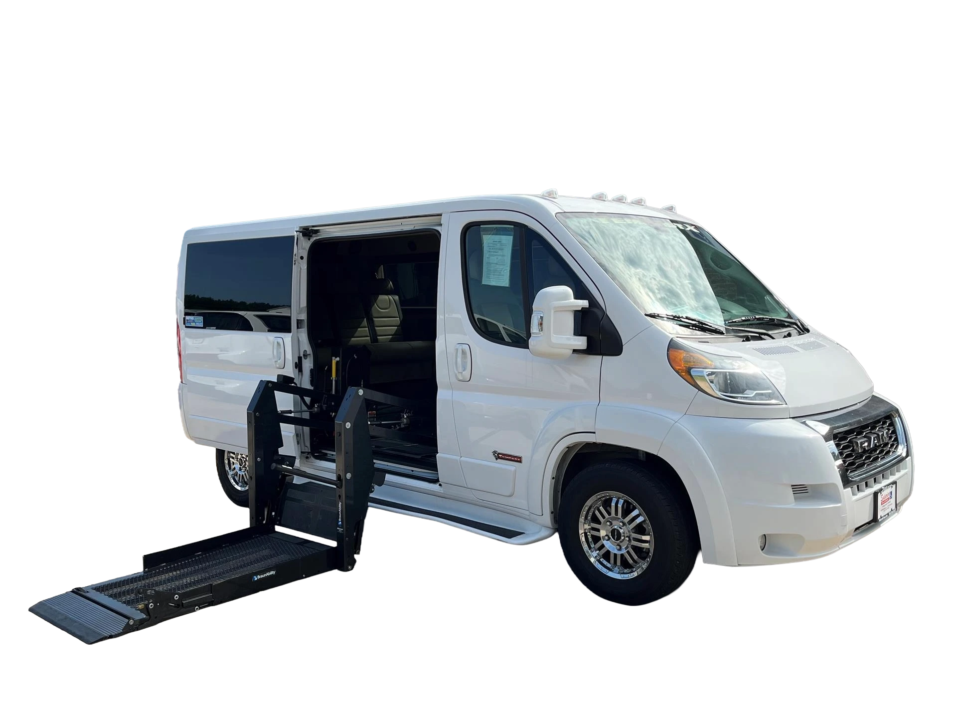 Full-size wheelchair-accessible van