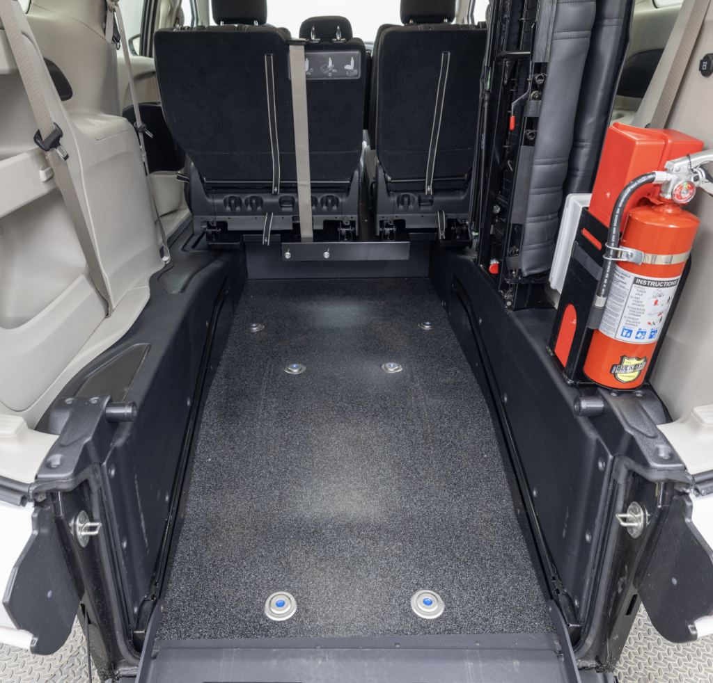 rear interior of chrysler ADA van
