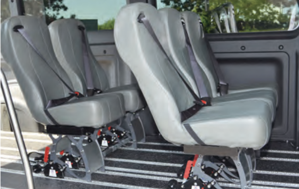 passenger seating in the Ram ProMaster