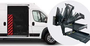 ricon slide away lift by full size van