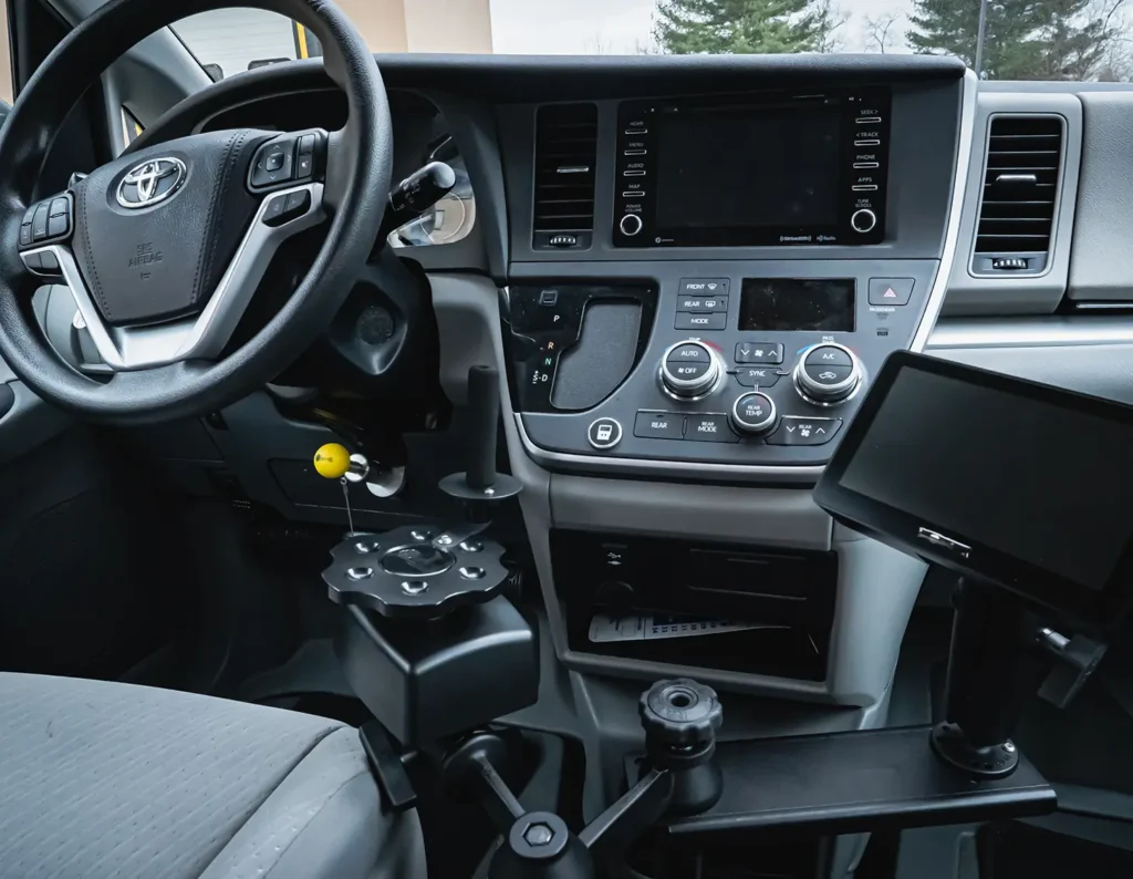 electronic controls featured in a vehicle