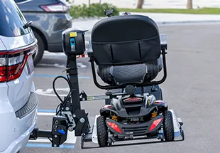 Harmar-AL100 installed with scooter