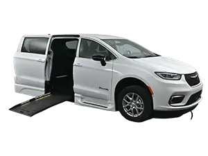 side-entry wheelchair van with ramp